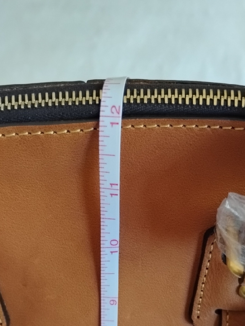 NWT Florentina Clayton Leather Satchel Natural 8L419-NA - Picture 13 of 14